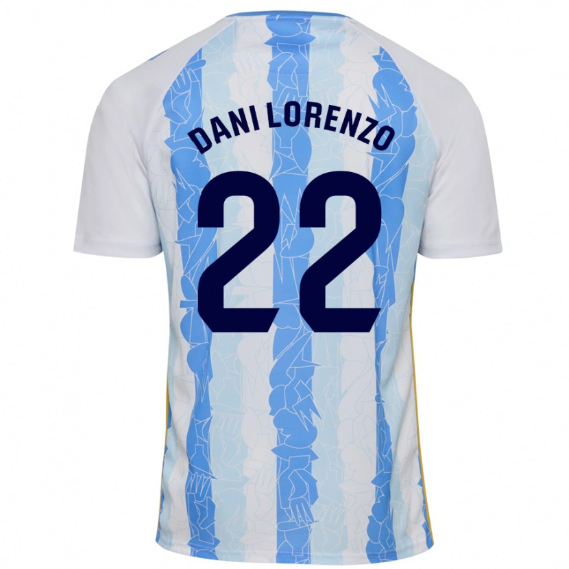 Danxen Dames Dani Lorenzo #22 Wit Blauw Thuisshirt Thuistenue 2024/25 T-Shirt