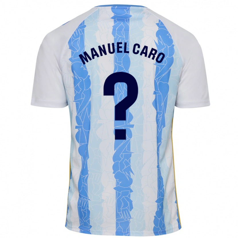 Danxen Dames José Manuel Caro #0 Wit Blauw Thuisshirt Thuistenue 2024/25 T-Shirt
