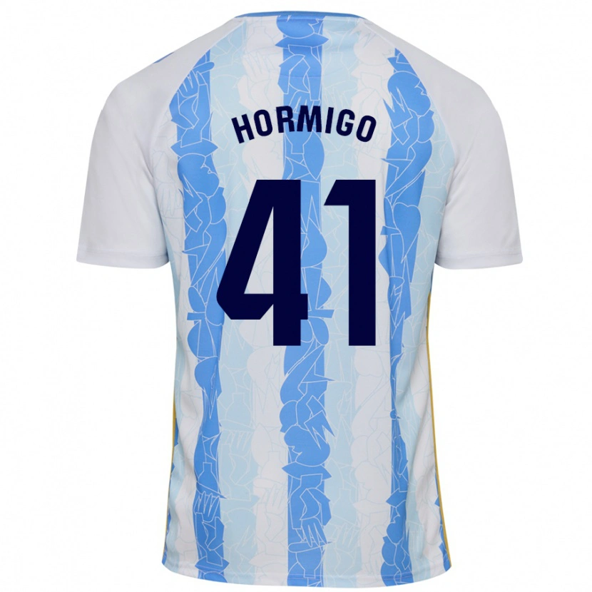 Danxen Dames Cintia Hormigo #41 Wit Blauw Thuisshirt Thuistenue 2024/25 T-Shirt