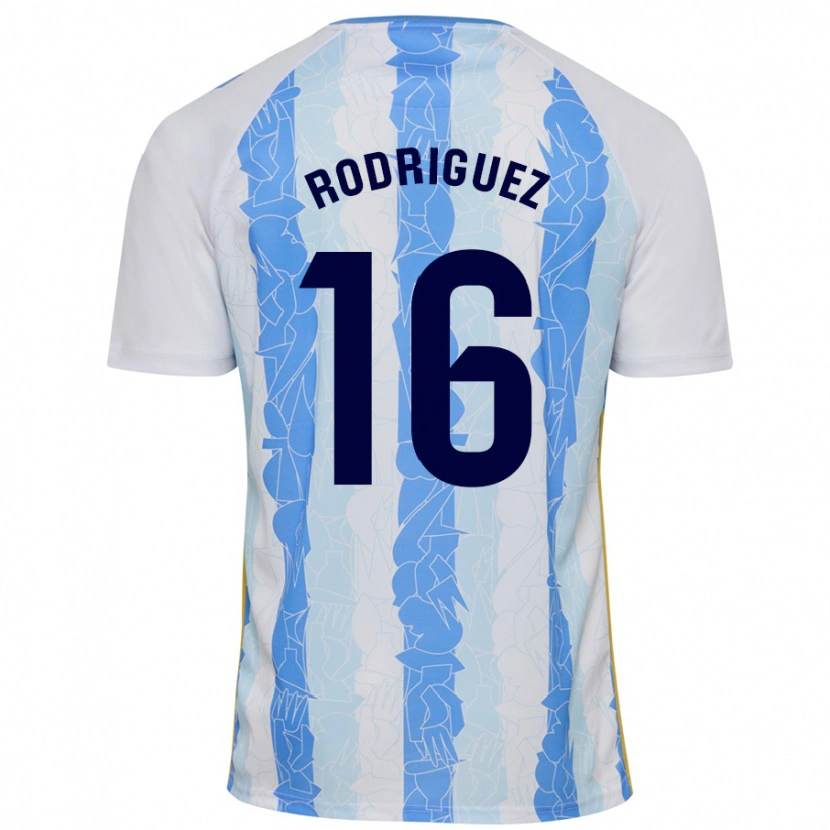 Danxen Dames Genaro Rodríguez #16 Wit Blauw Thuisshirt Thuistenue 2024/25 T-Shirt