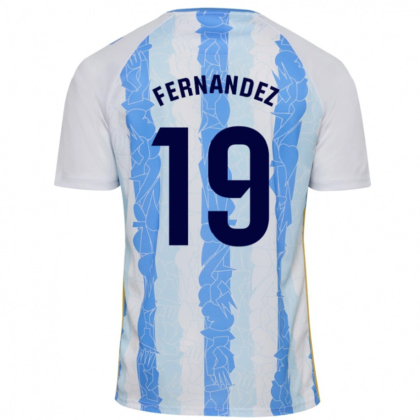 Danxen Dames Raúl Fernández #19 Wit Blauw Thuisshirt Thuistenue 2024/25 T-Shirt