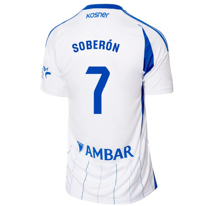 Danxen Dames Mario Soberón #7 Rood Wit Thuisshirt Thuistenue 2024/25 T-Shirt