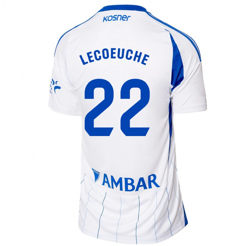 Danxen Dames Quentin Lecoeuche #22 Rood Wit Thuisshirt Thuistenue 2024/25 T-Shirt