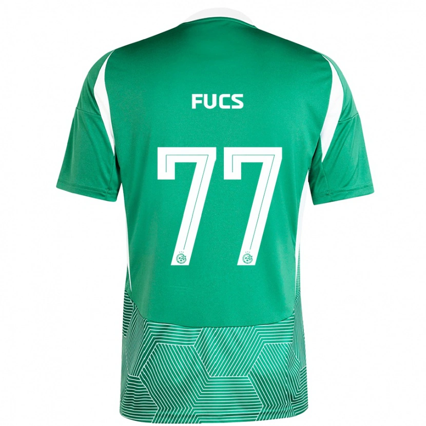 Danxen Dames Roee Fucs #77 Groen Wit Thuisshirt Thuistenue 2024/25 T-Shirt