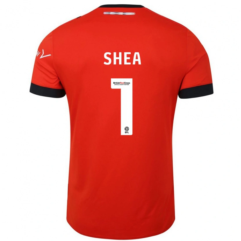 Danxen Dames James Shea #1 Oranje Zwart Thuisshirt Thuistenue 2024/25 T-Shirt