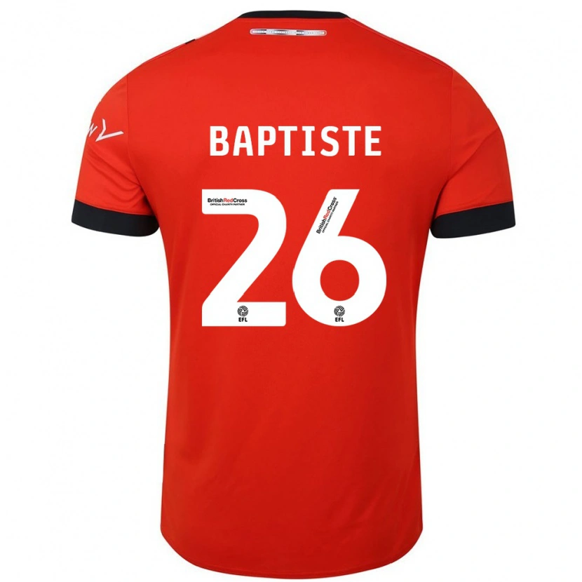Danxen Dames Shandon Baptiste #26 Oranje Zwart Thuisshirt Thuistenue 2024/25 T-Shirt