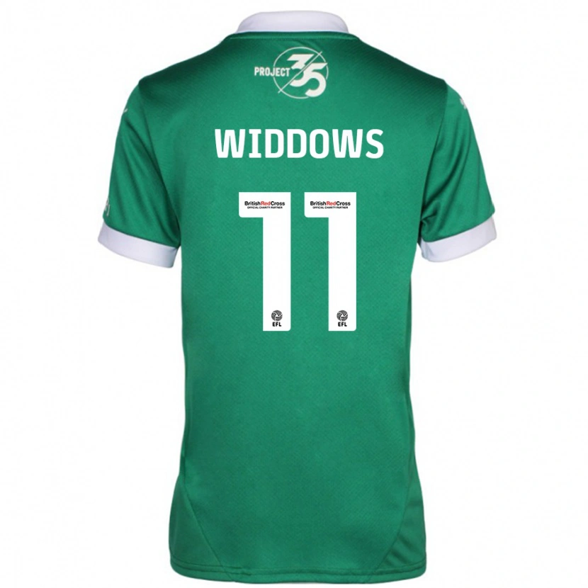Danxen Dames Jade Widdows #11 Groen Wit Thuisshirt Thuistenue 2024/25 T-Shirt