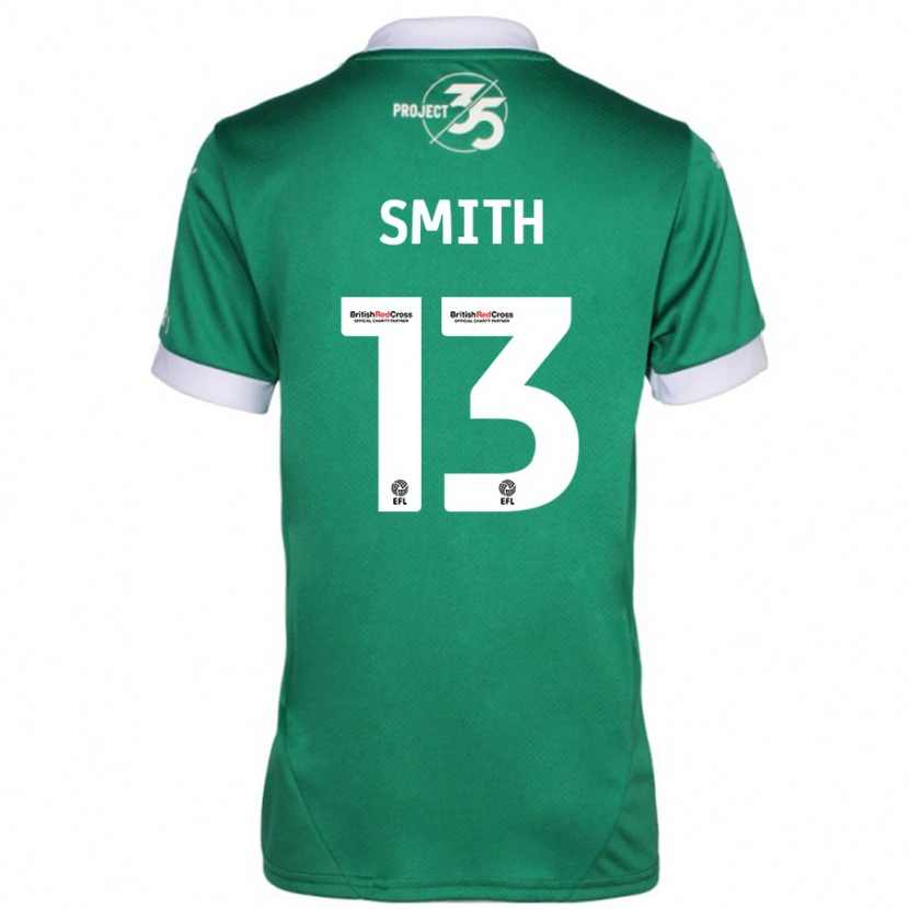 Danxen Dames Grace Smith #13 Groen Wit Thuisshirt Thuistenue 2024/25 T-Shirt
