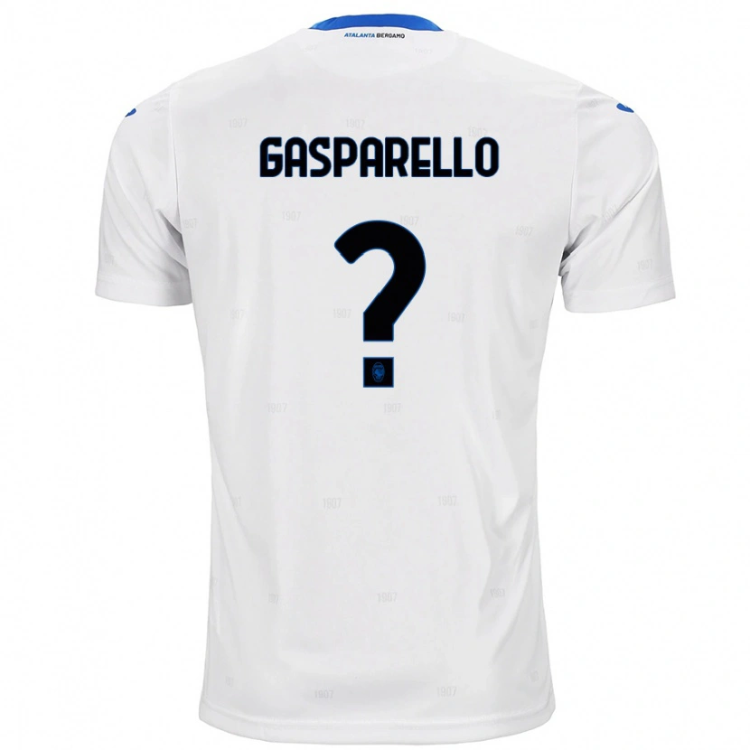 Danxen Dames Francesco Gasparello #0 Wit Uitshirt Uittenue 2024/25 T-Shirt