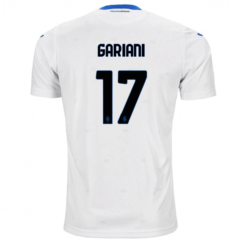 Danxen Dames Niccolò Gariani #17 Wit Uitshirt Uittenue 2024/25 T-Shirt