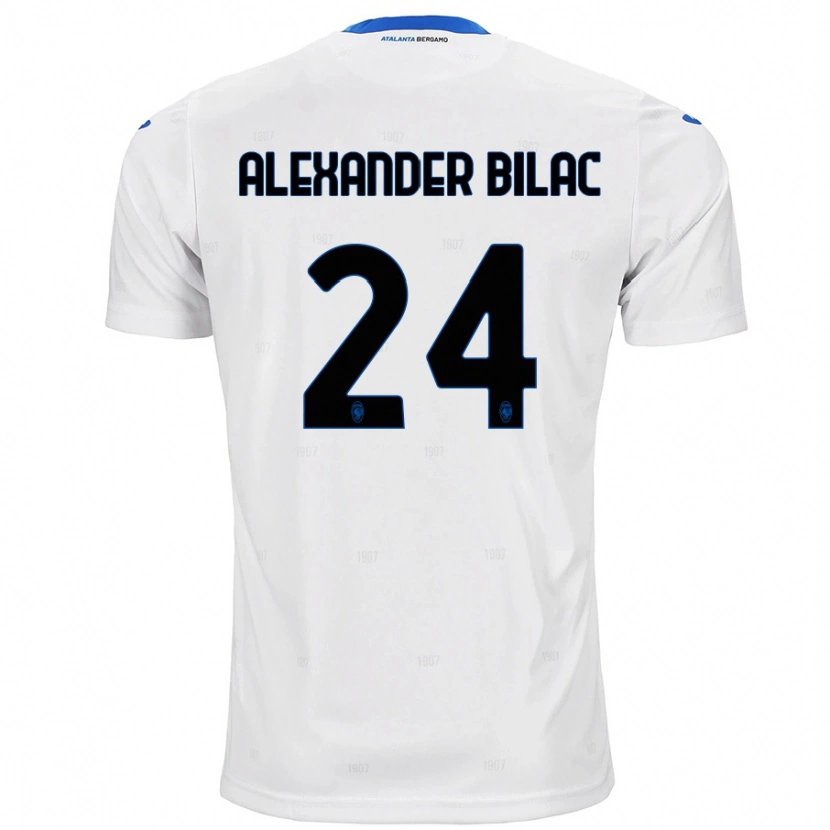 Danxen Dames Max Alexander Bilac #24 Wit Uitshirt Uittenue 2024/25 T-Shirt