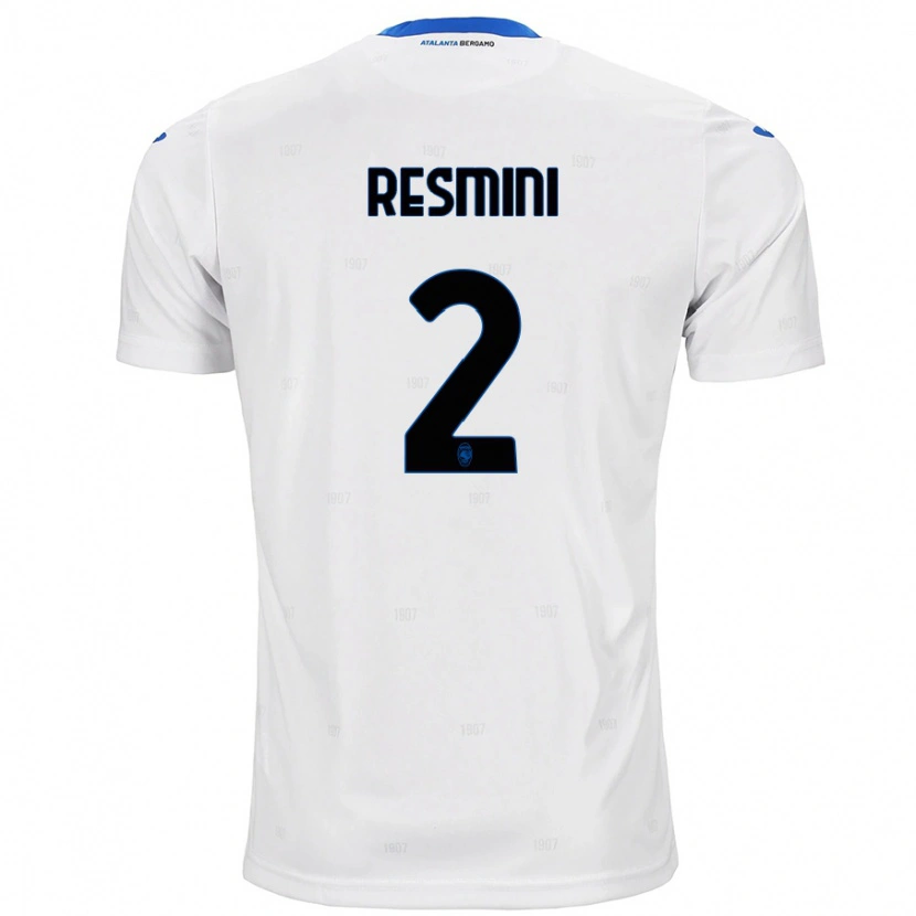 Danxen Dames Martina Resmini #2 Wit Uitshirt Uittenue 2024/25 T-Shirt