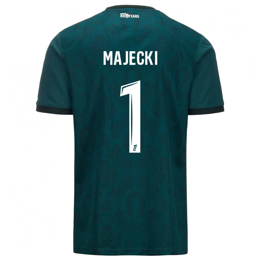 Danxen Dames Radoslaw Majecki #1 Donkergroen Uitshirt Uittenue 2024/25 T-Shirt
