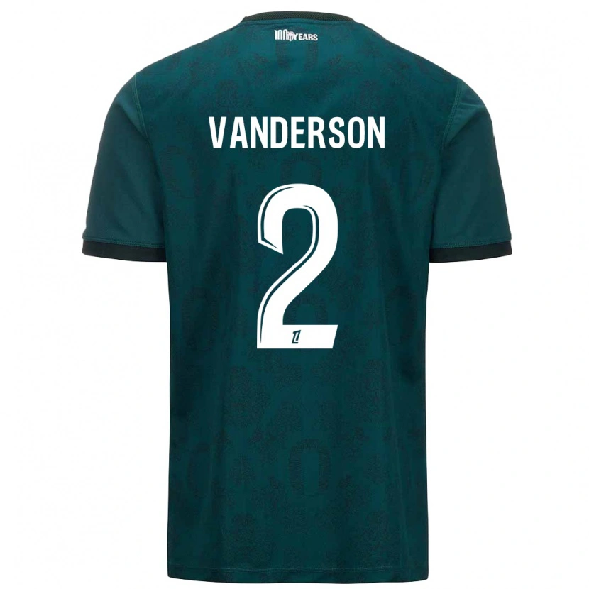 Danxen Dames Vanderson #2 Donkergroen Uitshirt Uittenue 2024/25 T-Shirt