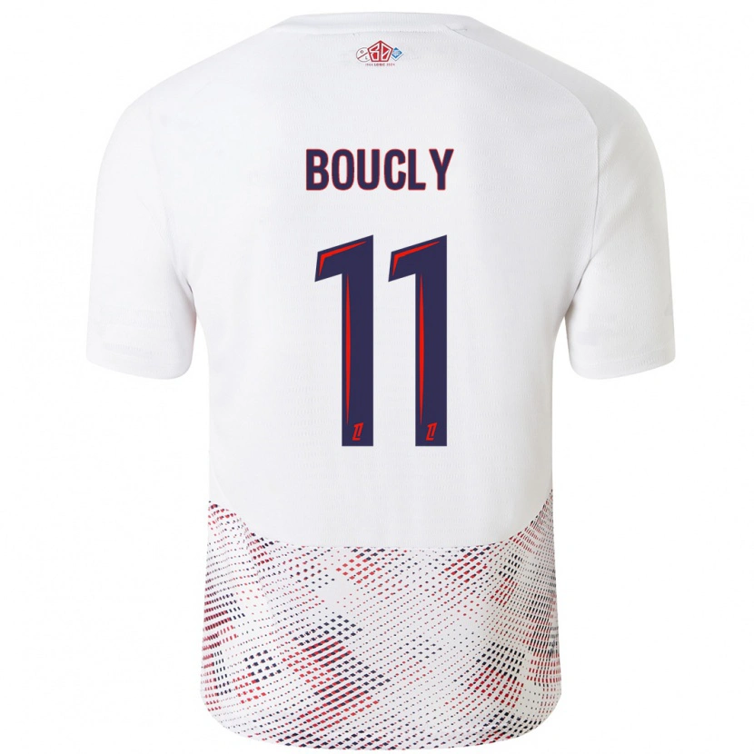 Danxen Dames Maïté Boucly #11 Wit Koningsblauw Uitshirt Uittenue 2024/25 T-Shirt