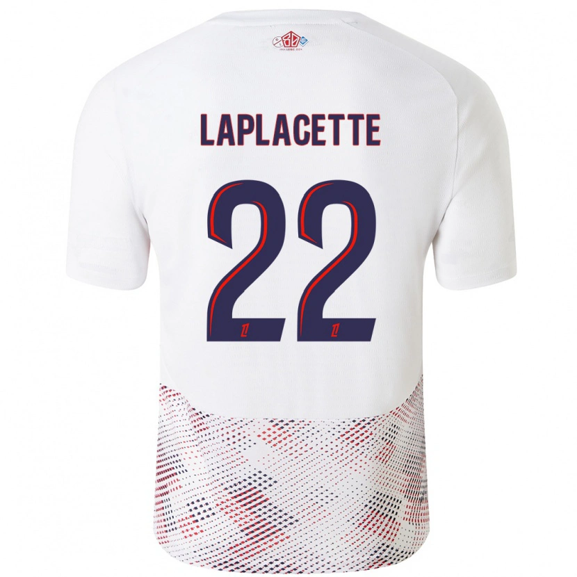 Danxen Dames Tess Laplacette #22 Wit Koningsblauw Uitshirt Uittenue 2024/25 T-Shirt