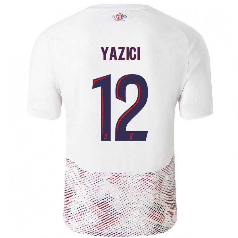 Danxen Dames Yusuf Yazici #12 Wit Koningsblauw Uitshirt Uittenue 2024/25 T-Shirt