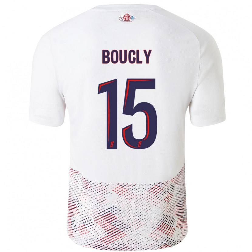 Danxen Dames Maite Boucly #15 Wit Koningsblauw Uitshirt Uittenue 2024/25 T-Shirt