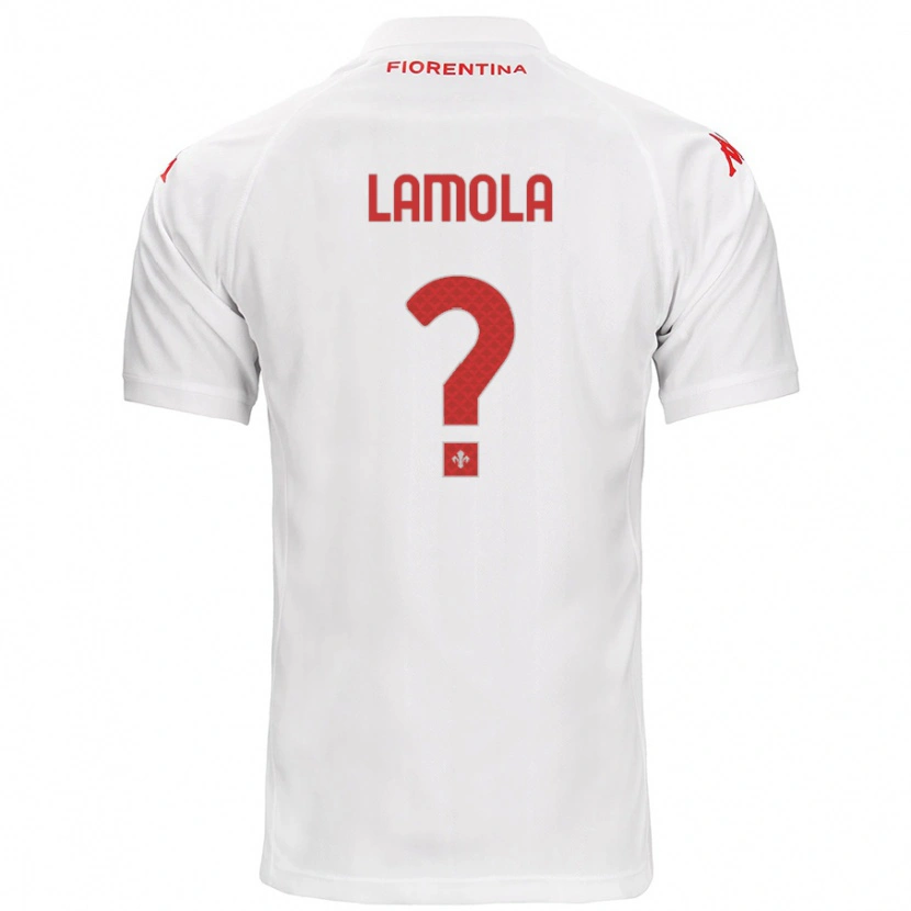 Danxen Dames Lorenzo Lamola #0 Wit Uitshirt Uittenue 2024/25 T-Shirt