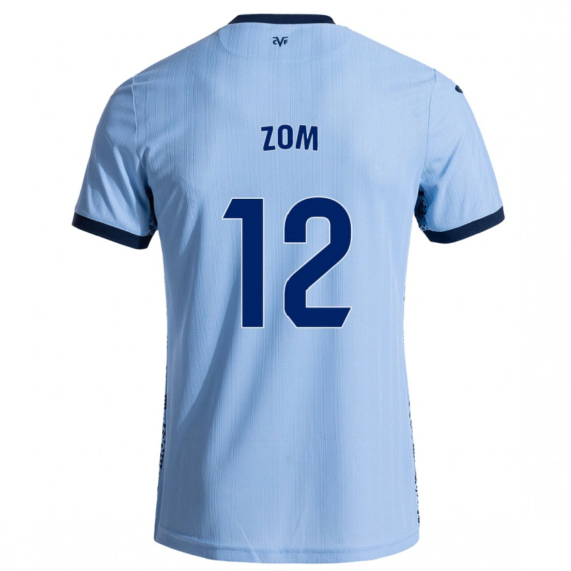 Danxen Dames Ludo Zom #12 Hemelsblauw Uitshirt Uittenue 2024/25 T-Shirt
