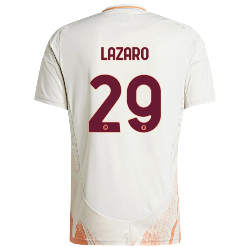 Danxen Dames Paloma Lazaro #29 Crème Wit Oranje Uitshirt Uittenue 2024/25 T-Shirt