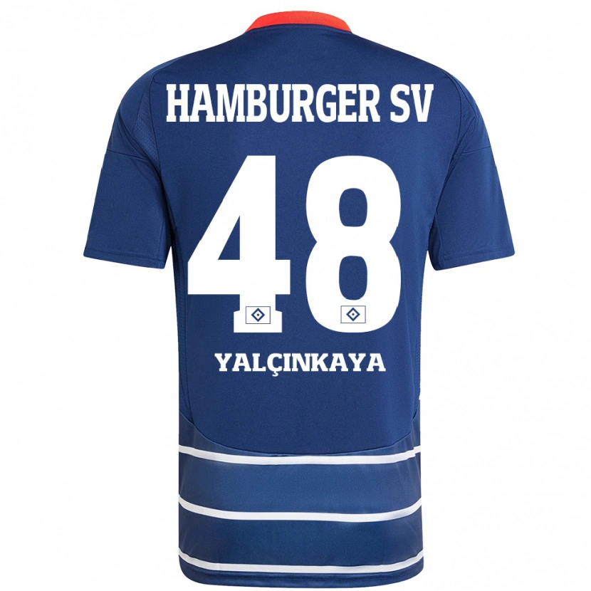 Danxen Dames Bilal Yalcinkaya #48 Donkerblauw Uitshirt Uittenue 2024/25 T-Shirt