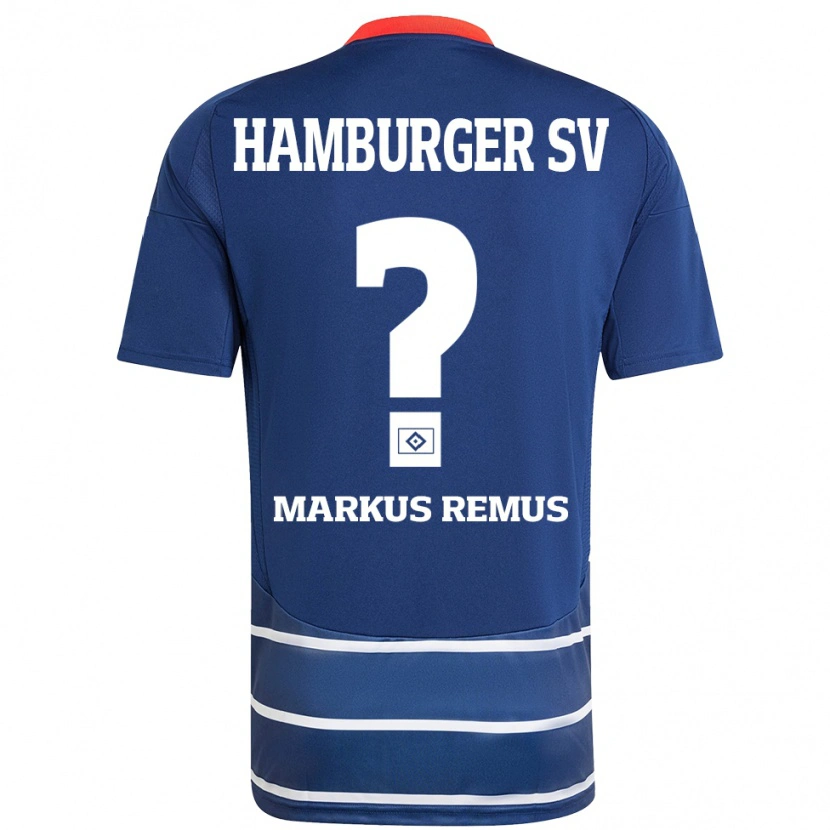 Danxen Dames Markus Remus #0 Donkerblauw Uitshirt Uittenue 2024/25 T-Shirt