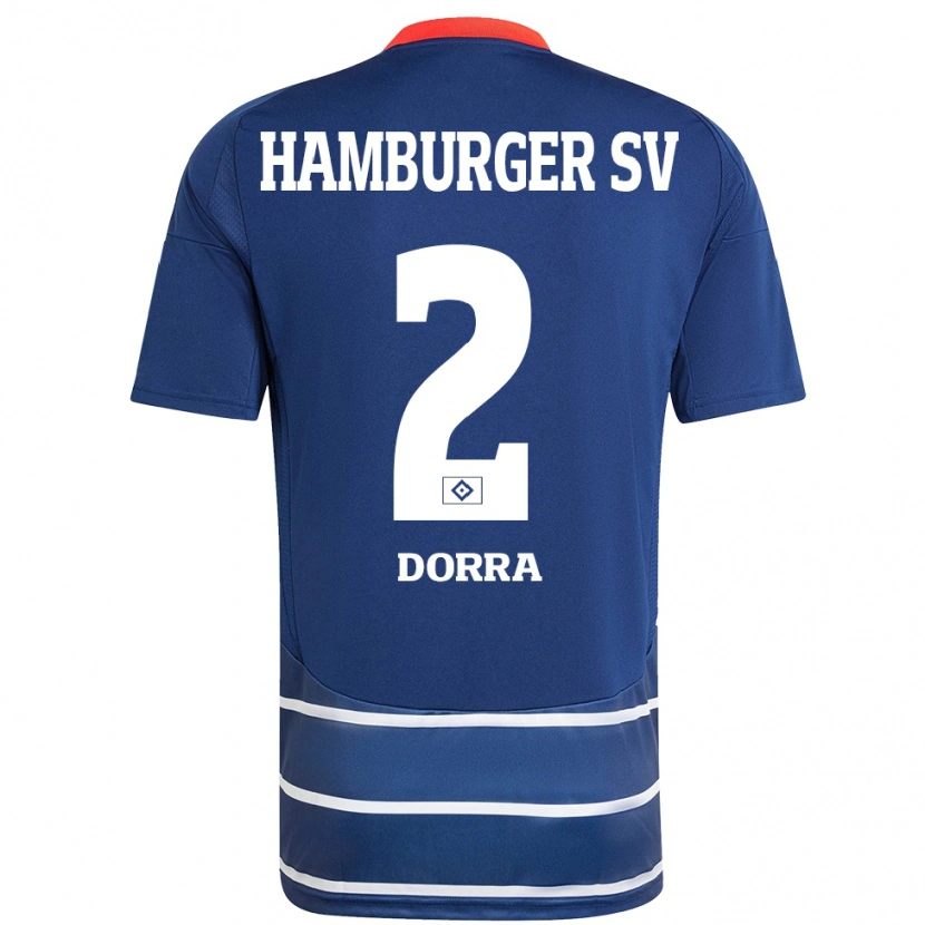 Danxen Dames Raphael Dorra #2 Donkerblauw Uitshirt Uittenue 2024/25 T-Shirt