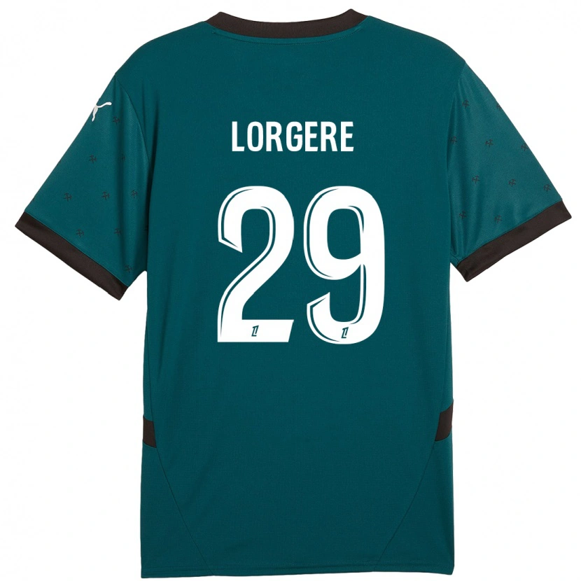 Danxen Dames Charlotte Lorgeré #29 Donkergroen Uitshirt Uittenue 2024/25 T-Shirt