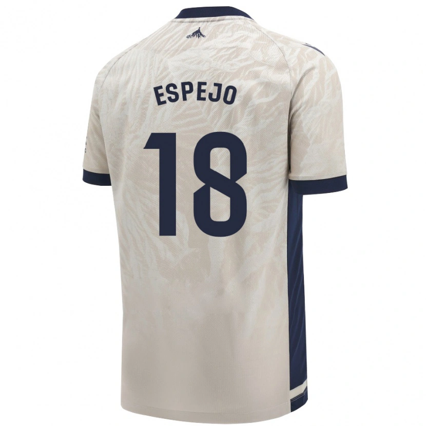 Danxen Dames Diego Espejo #18 Lichtgrijs Uitshirt Uittenue 2024/25 T-Shirt