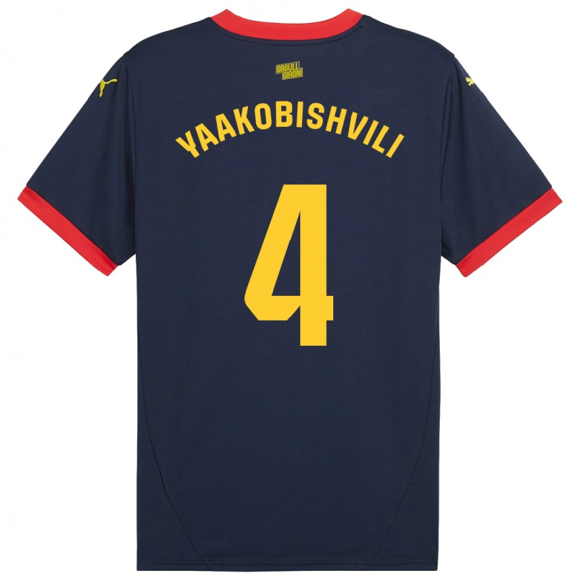 Danxen Dames Antal Yaakobishvili #4 Marineblauw Uitshirt Uittenue 2024/25 T-Shirt