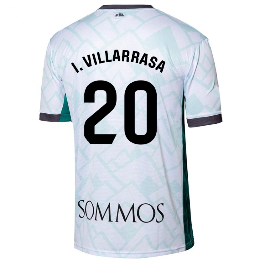 Danxen Dames Ignasi Vilarrasa #20 Wit Groen Uitshirt Uittenue 2024/25 T-Shirt