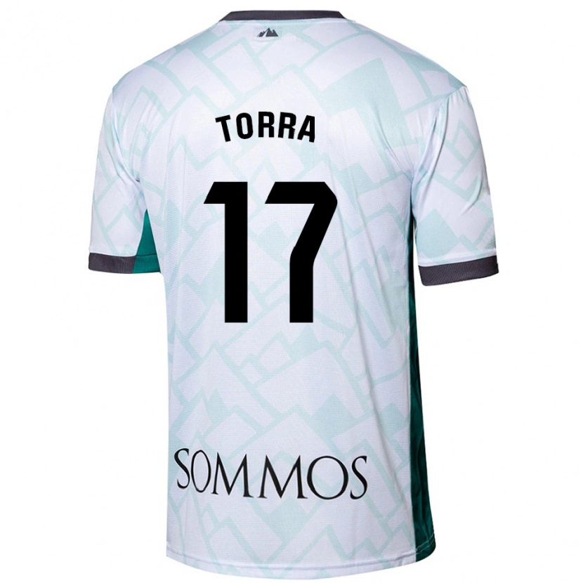 Danxen Dames Marc Torra #17 Wit Groen Uitshirt Uittenue 2024/25 T-Shirt