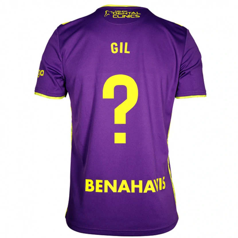 Danxen Dames José Gil #0 Paars Geel Uitshirt Uittenue 2024/25 T-Shirt