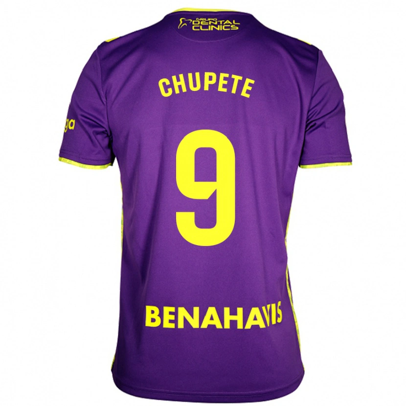 Danxen Dames Chupete #9 Paars Geel Uitshirt Uittenue 2024/25 T-Shirt