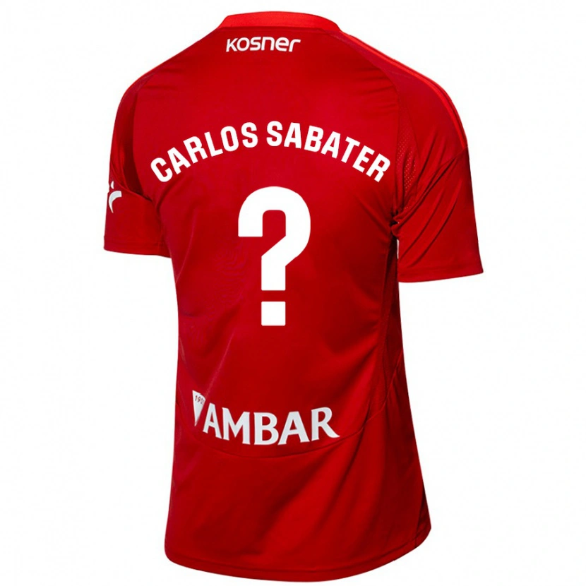 Danxen Dames Juan Carlos Sabater #0 Wit Blauw Uitshirt Uittenue 2024/25 T-Shirt