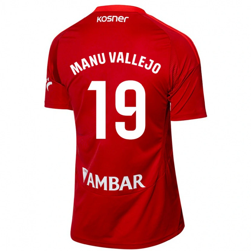 Danxen Dames Manu Vallejo #19 Wit Blauw Uitshirt Uittenue 2024/25 T-Shirt