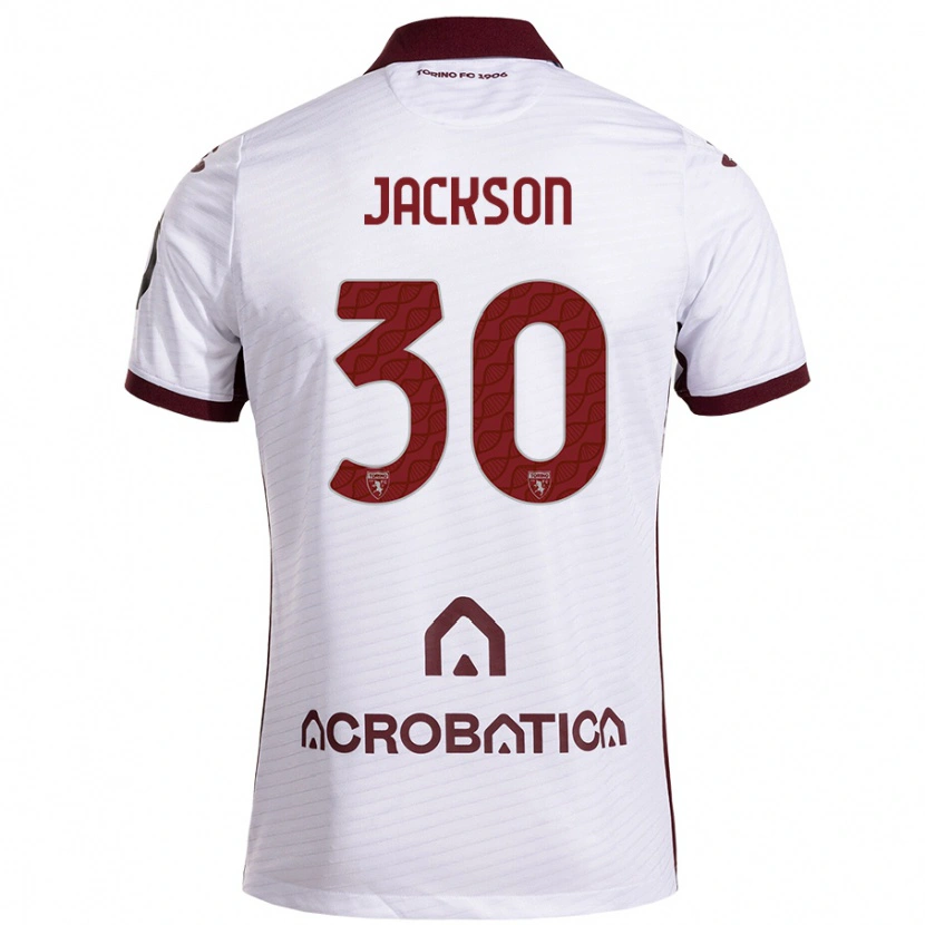 Danxen Dames Michael Jackson #30 Wit Kastanjebruin Uitshirt Uittenue 2024/25 T-Shirt