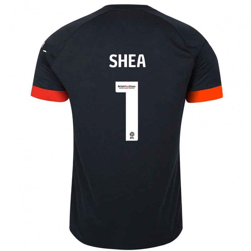 Danxen Dames James Shea #1 Zwart Oranje Uitshirt Uittenue 2024/25 T-Shirt