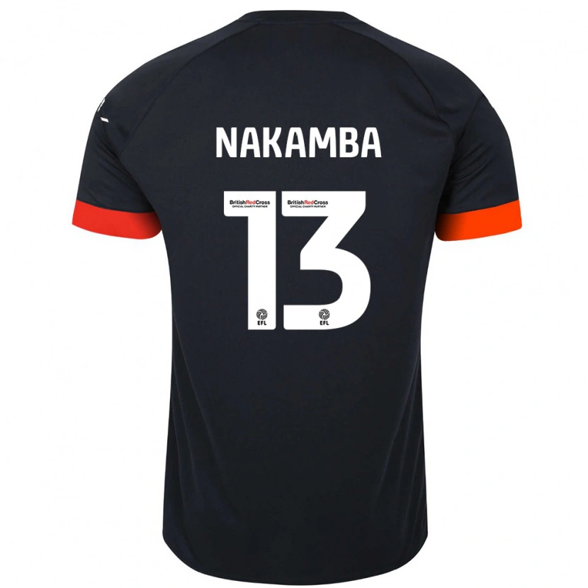 Danxen Dames Marvelous Nakamba #13 Zwart Oranje Uitshirt Uittenue 2024/25 T-Shirt