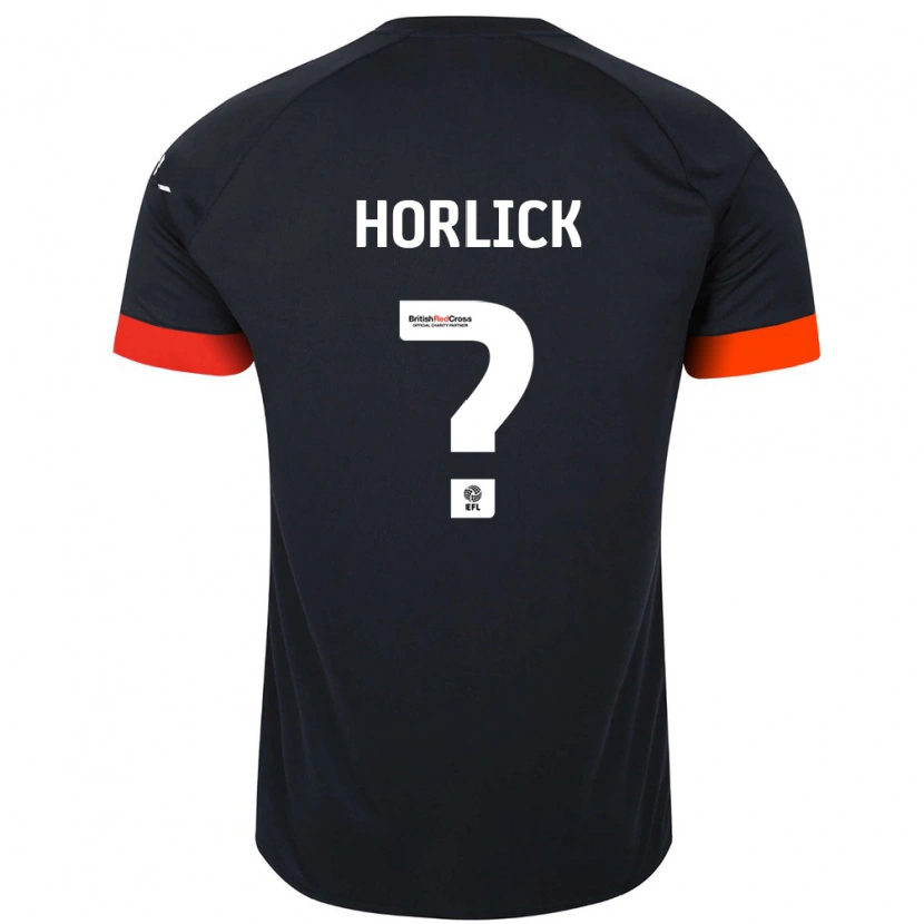 Danxen Dames Jameson Horlick #0 Zwart Oranje Uitshirt Uittenue 2024/25 T-Shirt