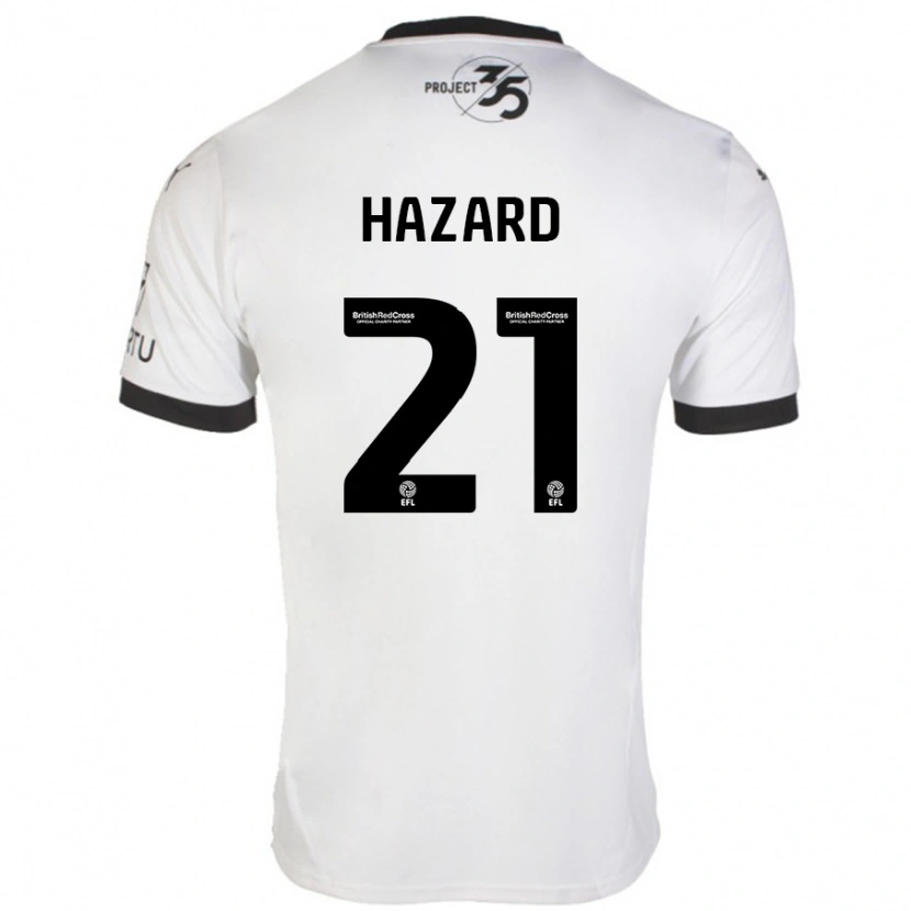 Danxen Dames Conor Hazard #21 Wit Zwart Uitshirt Uittenue 2024/25 T-Shirt