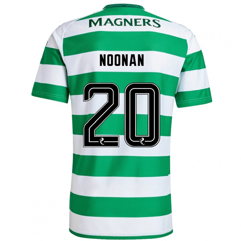 Danxen Kinderen Saoirse Noonan #20 Groen Wit Thuisshirt Thuistenue 2024/25 T-Shirt