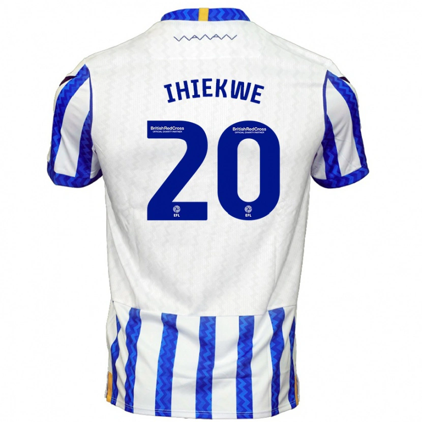 Danxen Kinderen Michael Ihiekwe #20 Blauw Wit Thuisshirt Thuistenue 2024/25 T-Shirt