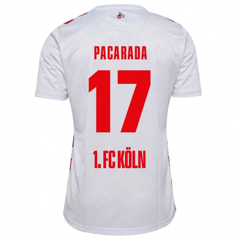 Danxen Kinderen Leart Paçarada #17 Wit Rood Thuisshirt Thuistenue 2024/25 T-Shirt