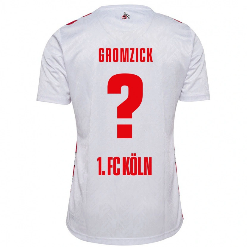 Danxen Kinderen Finn Gromzick #0 Wit Rood Thuisshirt Thuistenue 2024/25 T-Shirt