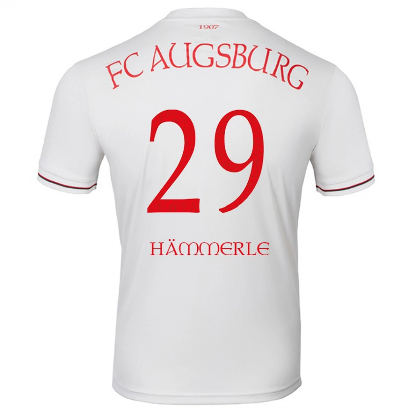 Danxen Kinderen Mauro Hämmerle #29 Wit Thuisshirt Thuistenue 2024/25 T-Shirt