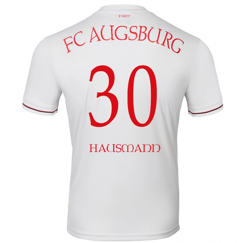 Danxen Kinderen Daniel Hausmann #30 Wit Thuisshirt Thuistenue 2024/25 T-Shirt