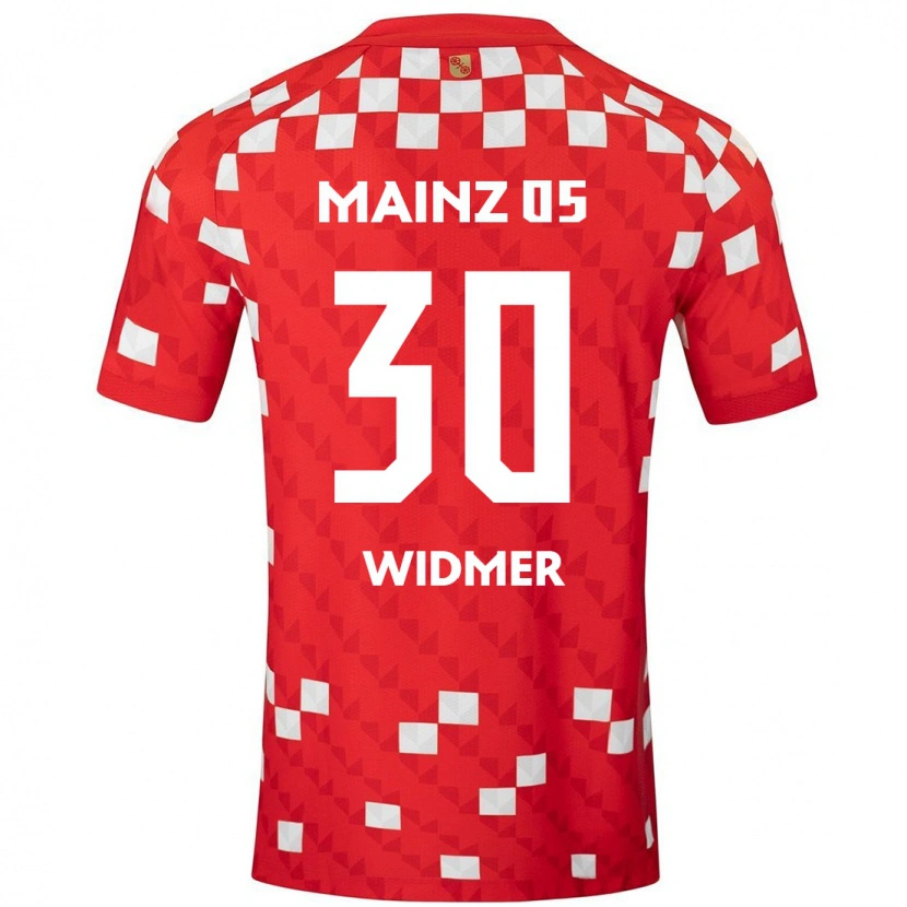 Danxen Kinderen Silvan Widmer #30 Wit Rood Thuisshirt Thuistenue 2024/25 T-Shirt