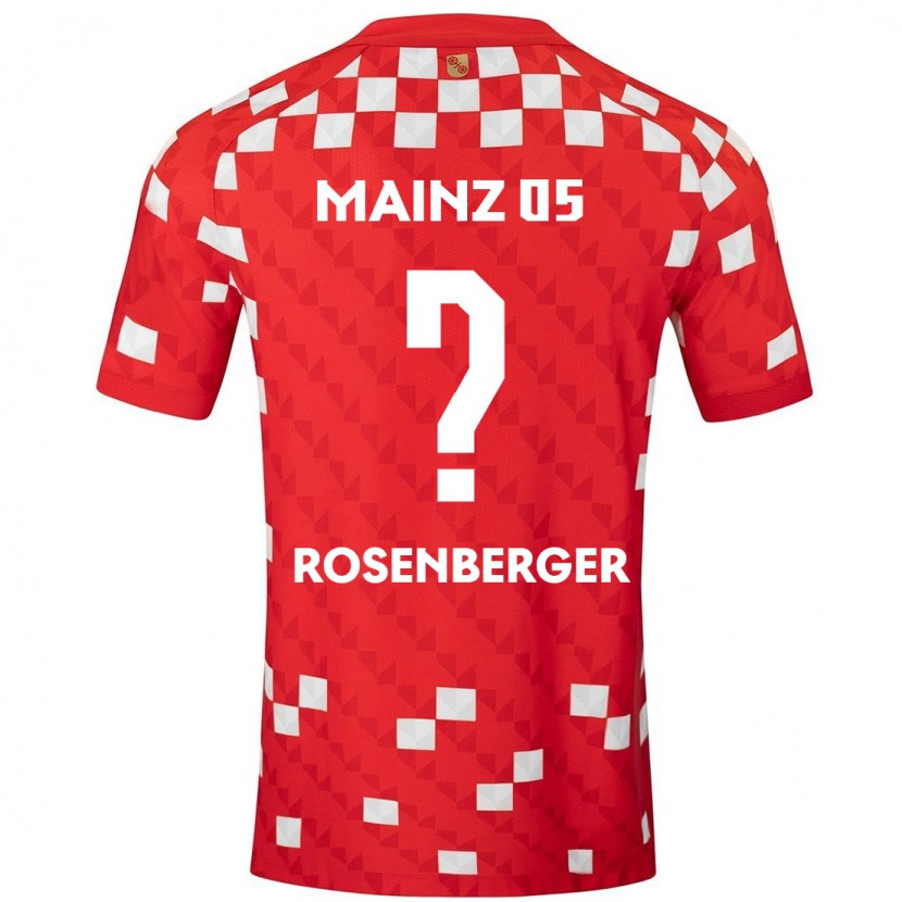 Danxen Kinderen Chris Rosenberger #0 Wit Rood Thuisshirt Thuistenue 2024/25 T-Shirt
